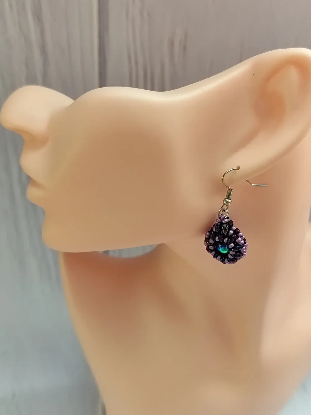 Handmade elegant purple